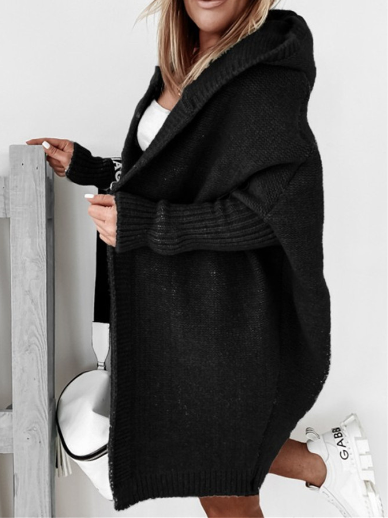 SUZAN CASHMERE HOODED CARDIGAN