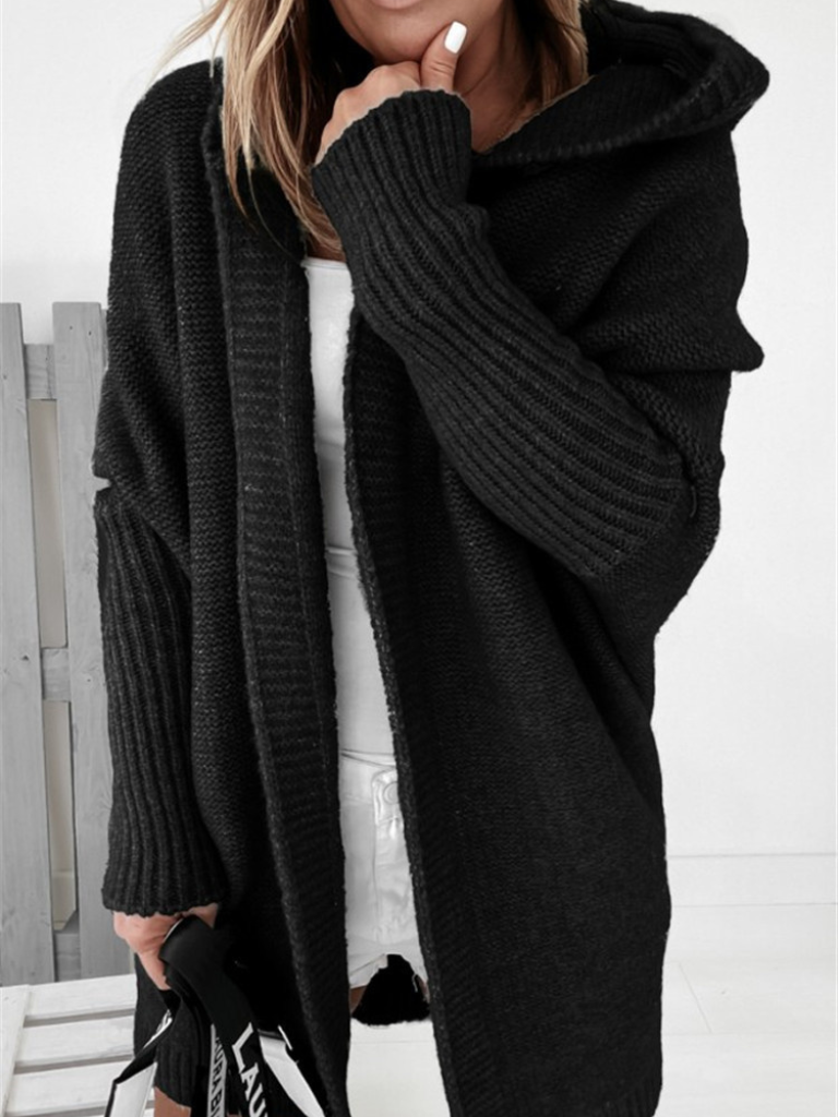 SUZAN CASHMERE HOODED CARDIGAN