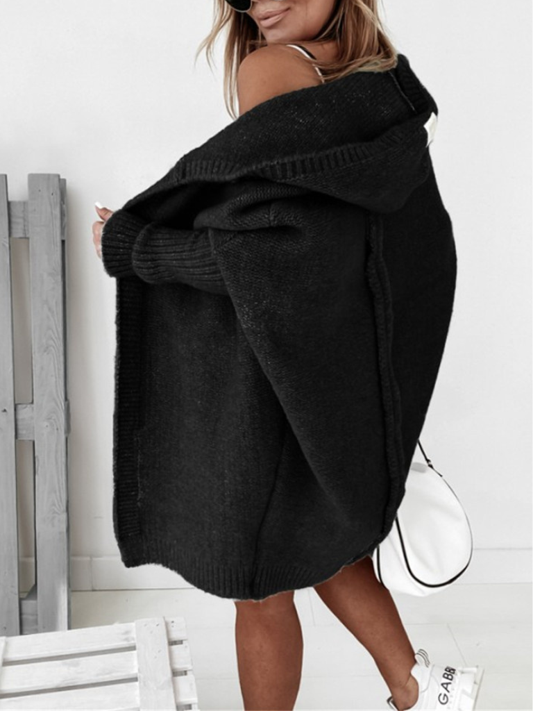 SUZAN CASHMERE HOODED CARDIGAN