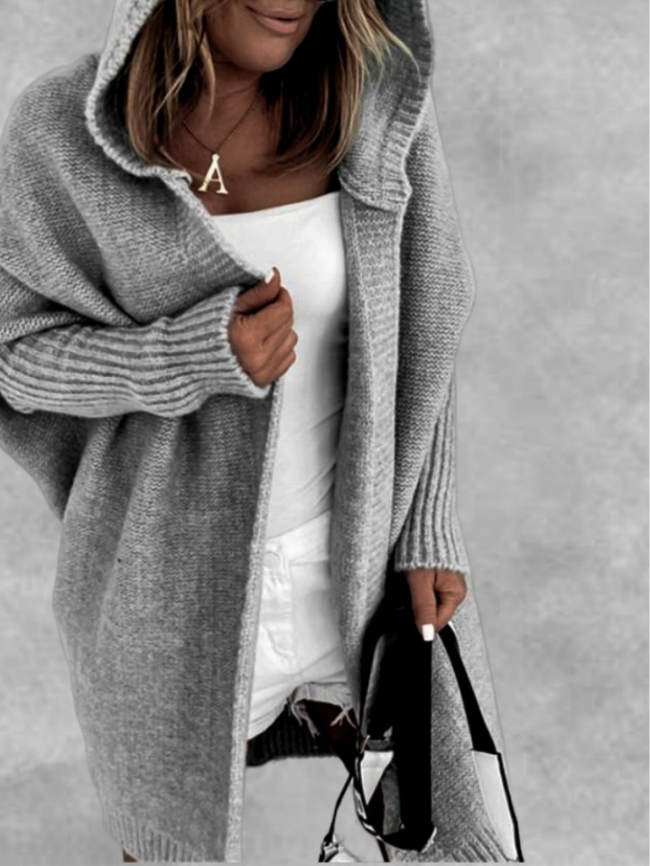 SUZAN CASHMERE HOODED CARDIGAN