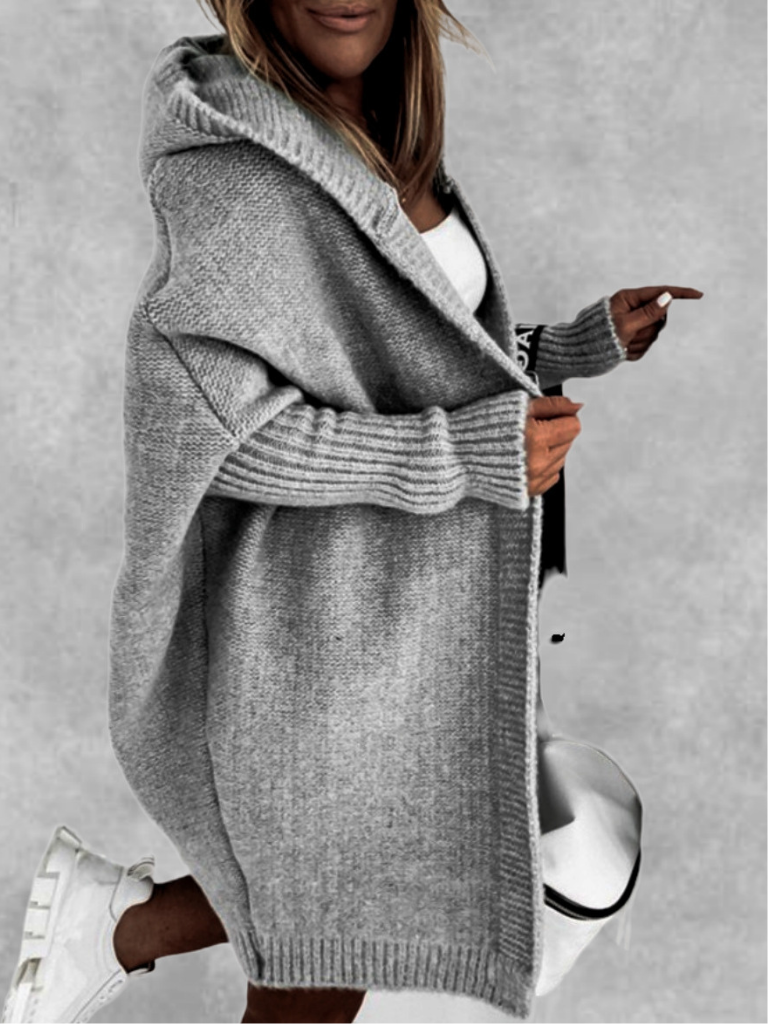 SUZAN CASHMERE HOODED CARDIGAN