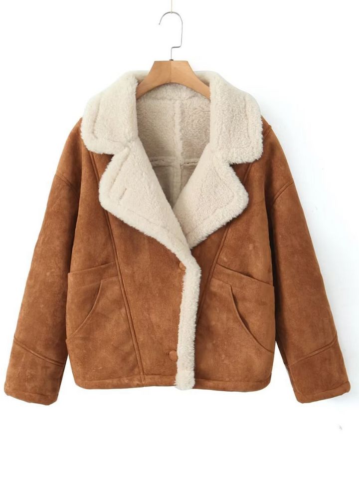 SIENNA FAUX SHEARLING OVERSIZED COAT