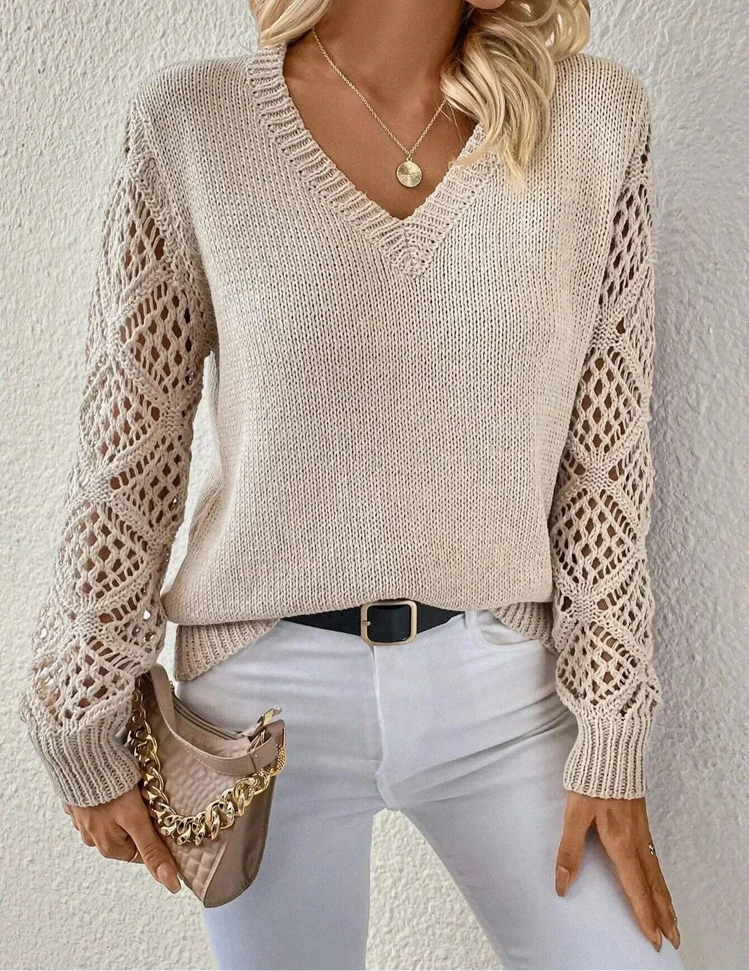 Aubrey™ - Soft V-Neck Sweater